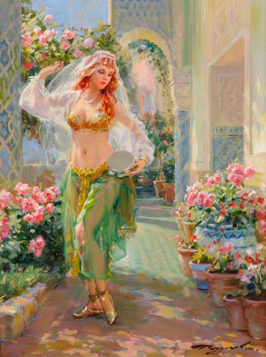 konstantin razumov_祖莫夫_人物_印象派