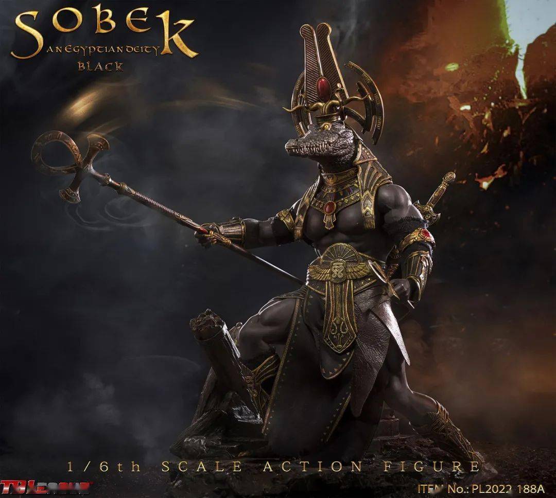 新品预定~ tbleague 1/6 埃及众神系列 索贝克 pl2022-188ab 黑色