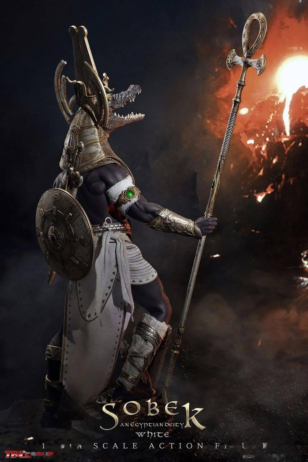 新品预定tbleague16埃及众神系列索贝克pl2022188ab黑色白色