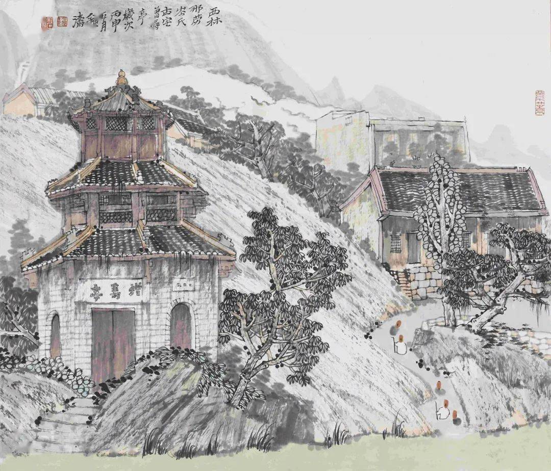 清明,透明|钟涛山水画_黄格胜_作品_画面