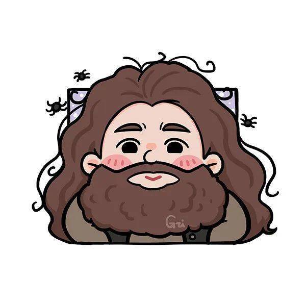 哈利波特师生系列: q版头像 小插画_动漫_剪辑_二次元