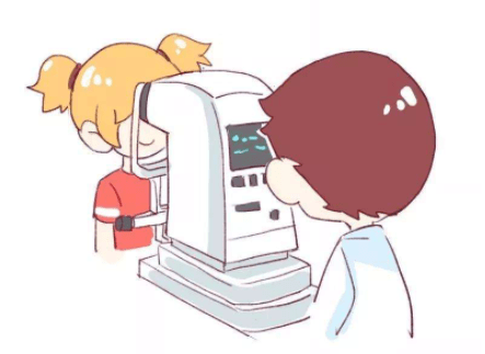 电脑验光可以快速得出近视,远视,散光,瞳距等详细数据.