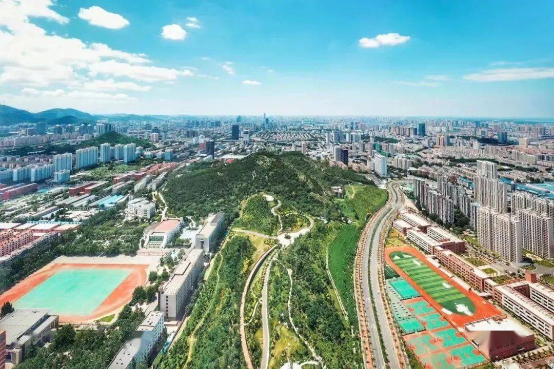 茂岭山-绸带公园景观绿廊实景在中央商务区谈低密,本身就是一件十分"