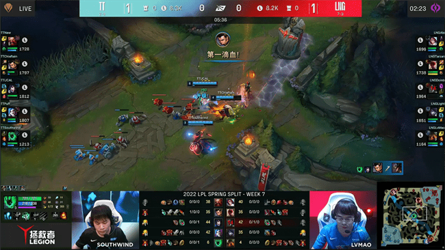 阿卡丽|LOL-LPL：Light厄斐琉斯稳定发挥轻取四杀，LNG 2-1力克TT摆脱连败