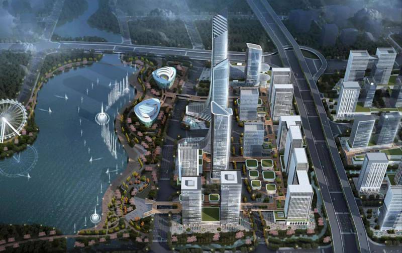 城市配套丨晋安湖cbd双子塔地标规划出炉东二环这些热盘抢先看