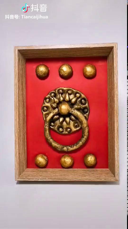 儿时记忆中的古铜门,如今成为岁月的传承手工 超轻粘土 传承 手工diy