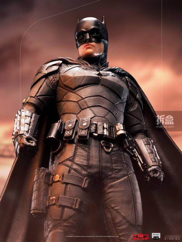 TheIron Studios：1/10比例 2022版《The Batman/新蝙蝠侠》- 蝙蝠侠 雕像