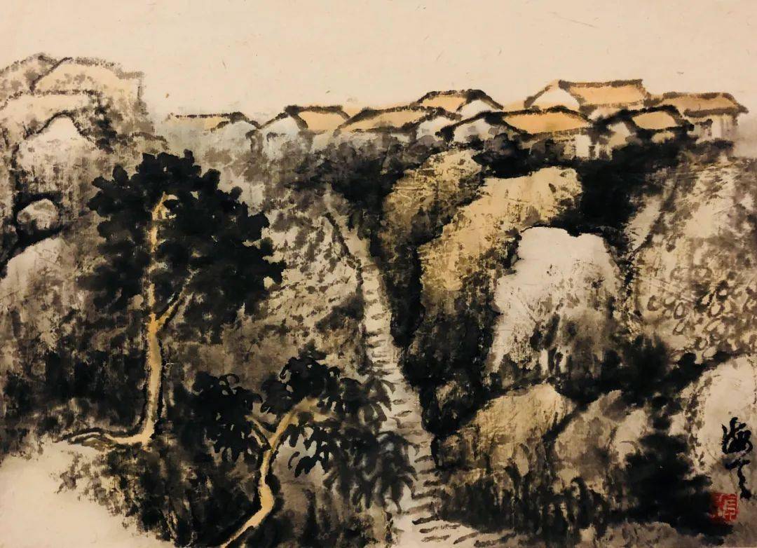 吴溪学堂进嵩溪画家张海天主讲