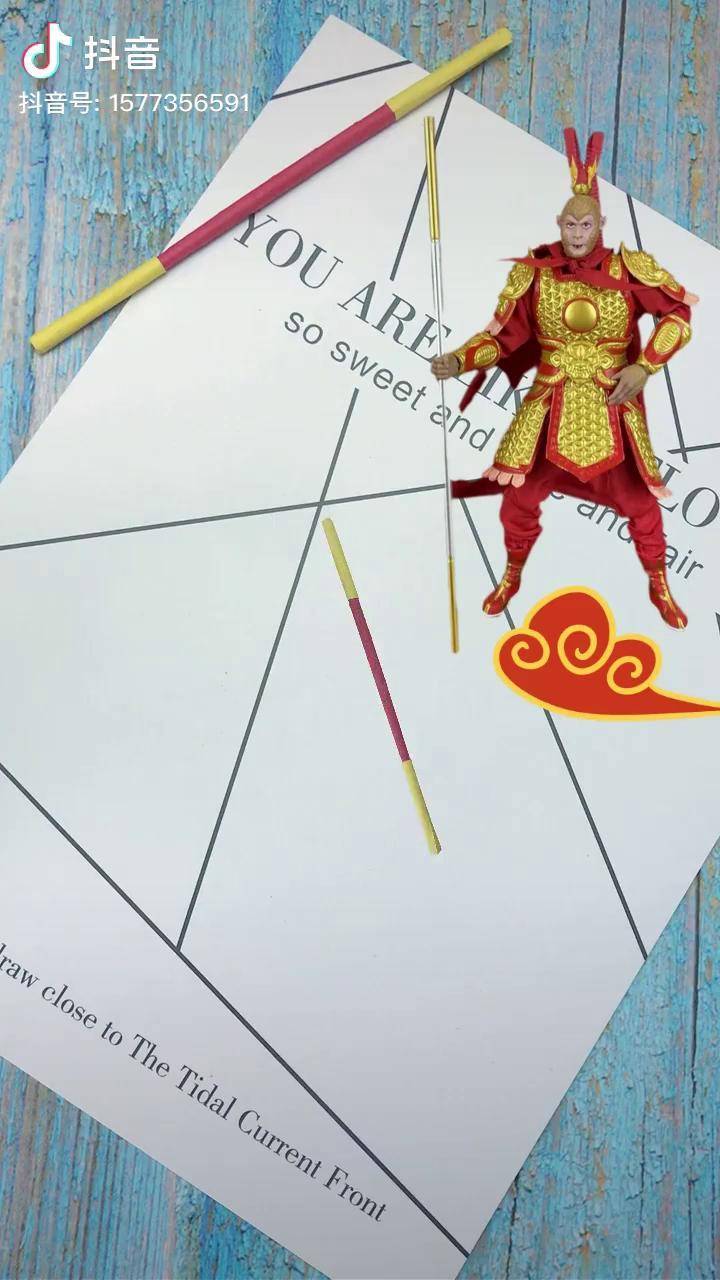 转金箍棒的特技把读书近20攒下的功力用上了折纸教程金箍棒折纸转笔