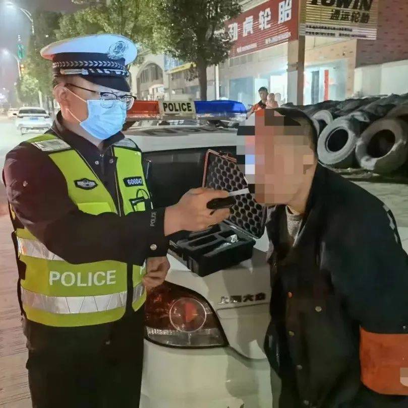 查酒驾！湖口多警联动交通行动公安局 8054