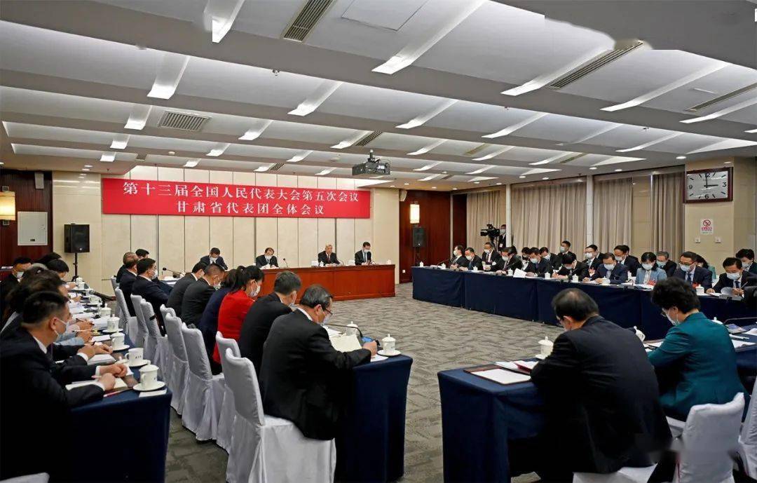 全国人大代表杨晓渡,尹弘,任振鹤,高虎城,林铎,唐仁健,马世忠,王赋,嘉