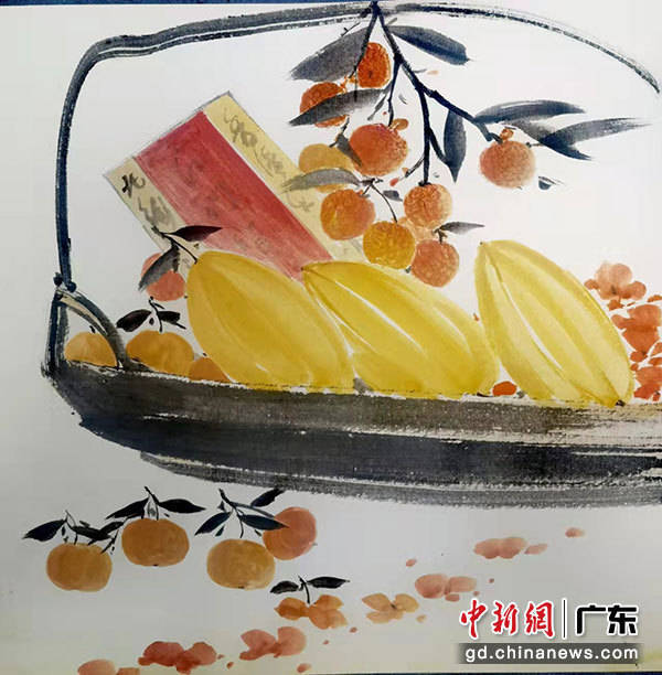 茅龙|传播两项国家非遗文化 茅龙笔下的陈皮文化小品画展在江门举办