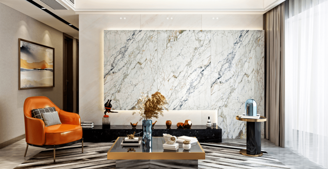 30款简约轻奢大理石背景墙案例参考