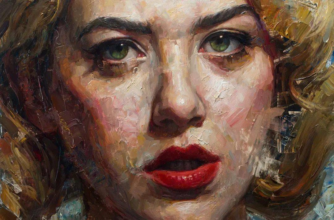 美国当代油画家马特塔尔伯特肖像油画作品欣赏