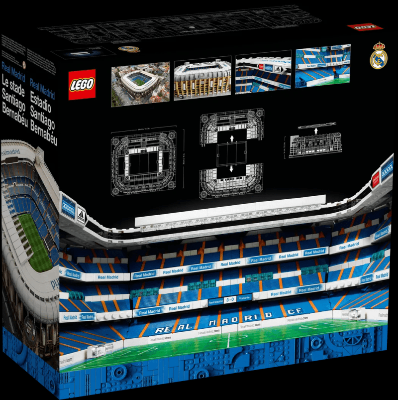 模玩资讯：LEGO10299创意系列皇家马德里–圣地亚哥·伯纳乌球场_Bernab%uE_零件_Madrid
