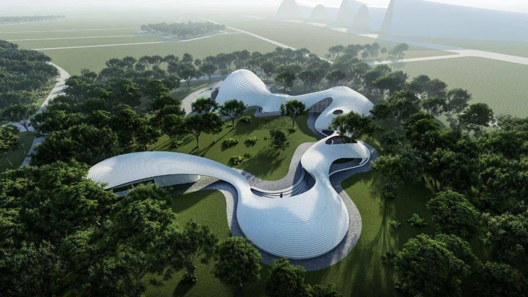 全国最大3d打印数字乡村地景建筑生长新津竟出自他的手笔