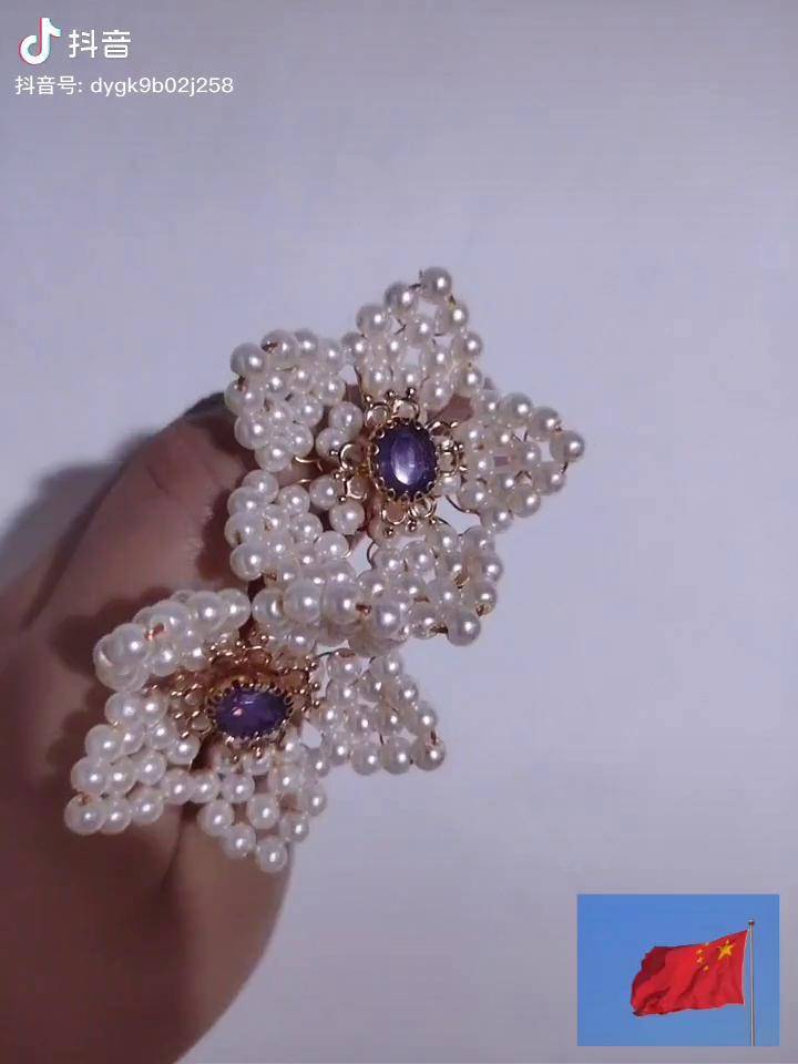 缉珠花汉服配饰发簪辑珠簪娘簪娘日常