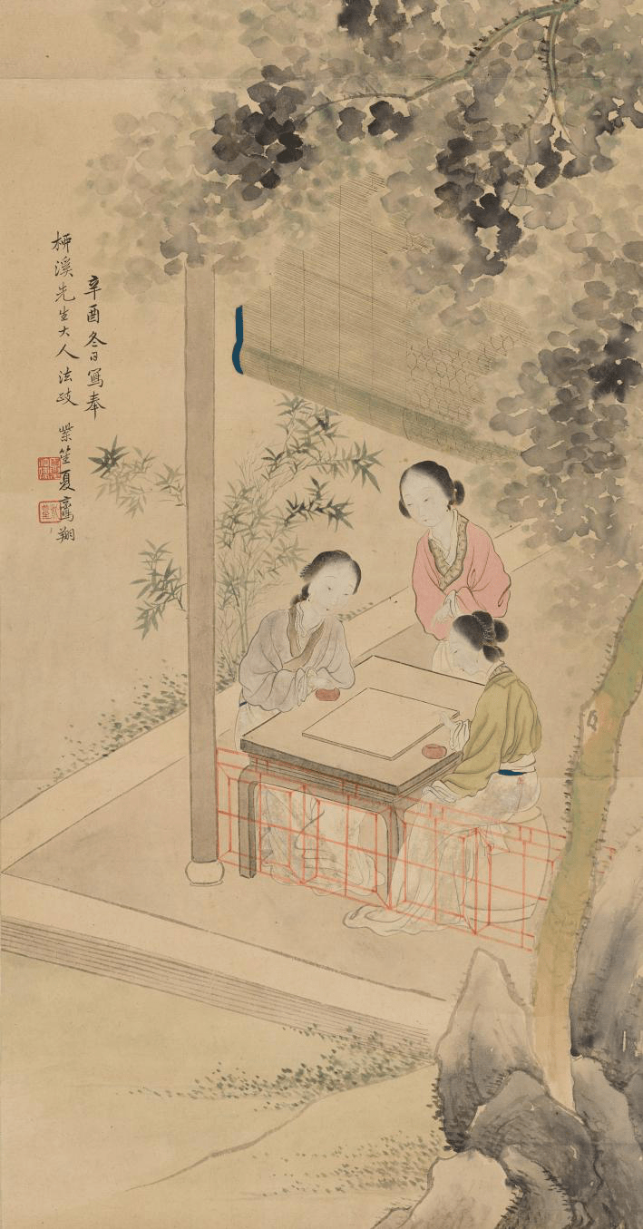 江蓉|“绿鬓朱颜”安徽展出，呈现明清女性题材绘画