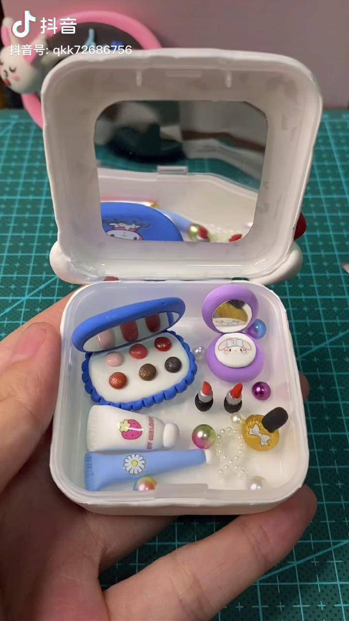 mini化妆品套盒还是凯蒂猫款萌知计划兴趣才艺粘土教程抖音青少年