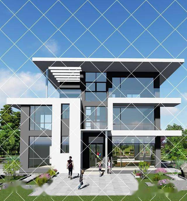 35套现代极简主义现代别墅后浪们建房首选