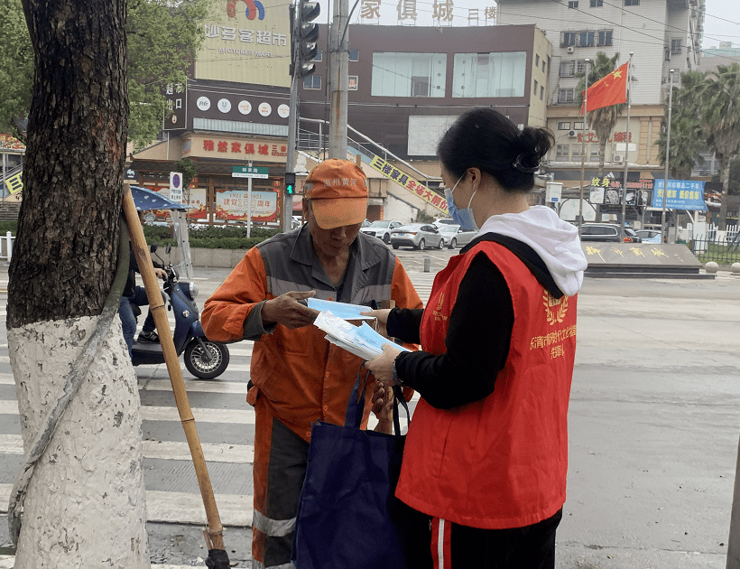乐清"万名劝导员"在行动~_口罩_防控_防疫