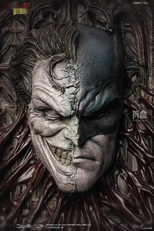 纵深QUEEN STUDIOS DC系列 狂笑蝙蝠侠王座 1/4比例 全身雕像