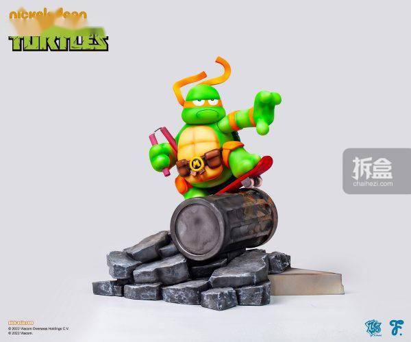 拉斐尔愚者乐园 TMNT 忍者神龟 李奥纳多 米开朗基罗 潮玩摆件