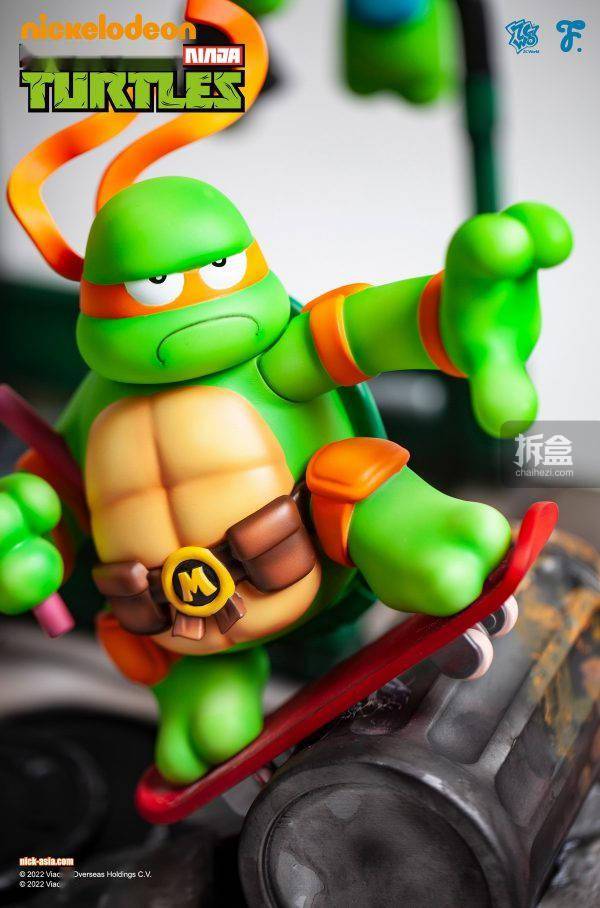 拉斐尔愚者乐园 TMNT 忍者神龟 李奥纳多 米开朗基罗 潮玩摆件