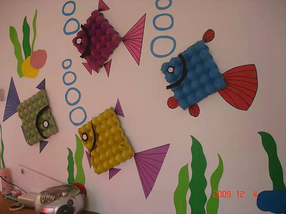 幼儿园常规性墙饰图片