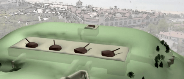 下传到计算室测算射击距离和角度;再将信息通报给各炮台;所以炮兵不