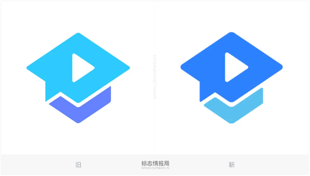 標誌|騰訊課堂啟用新logo,帽子變顏色了!_圖標_帽頂_字體