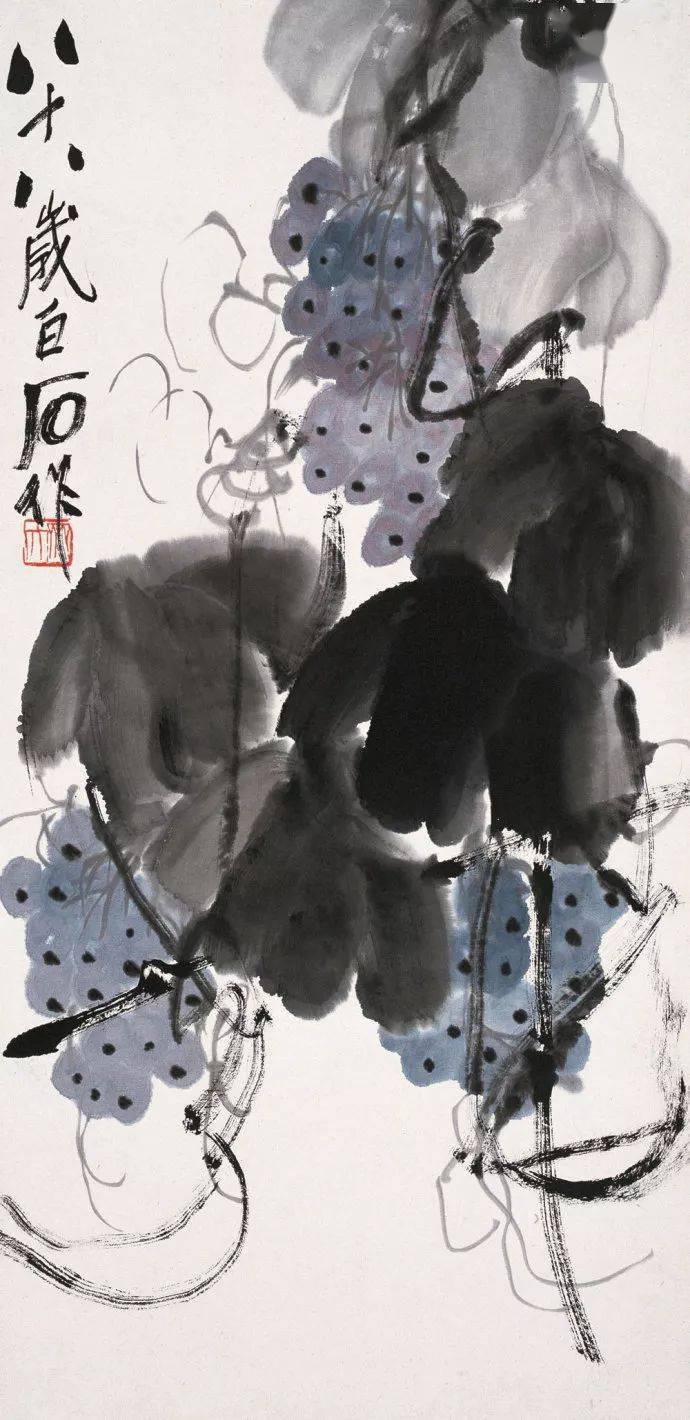 齐白石写意瓜果豆谷令人魂归田园