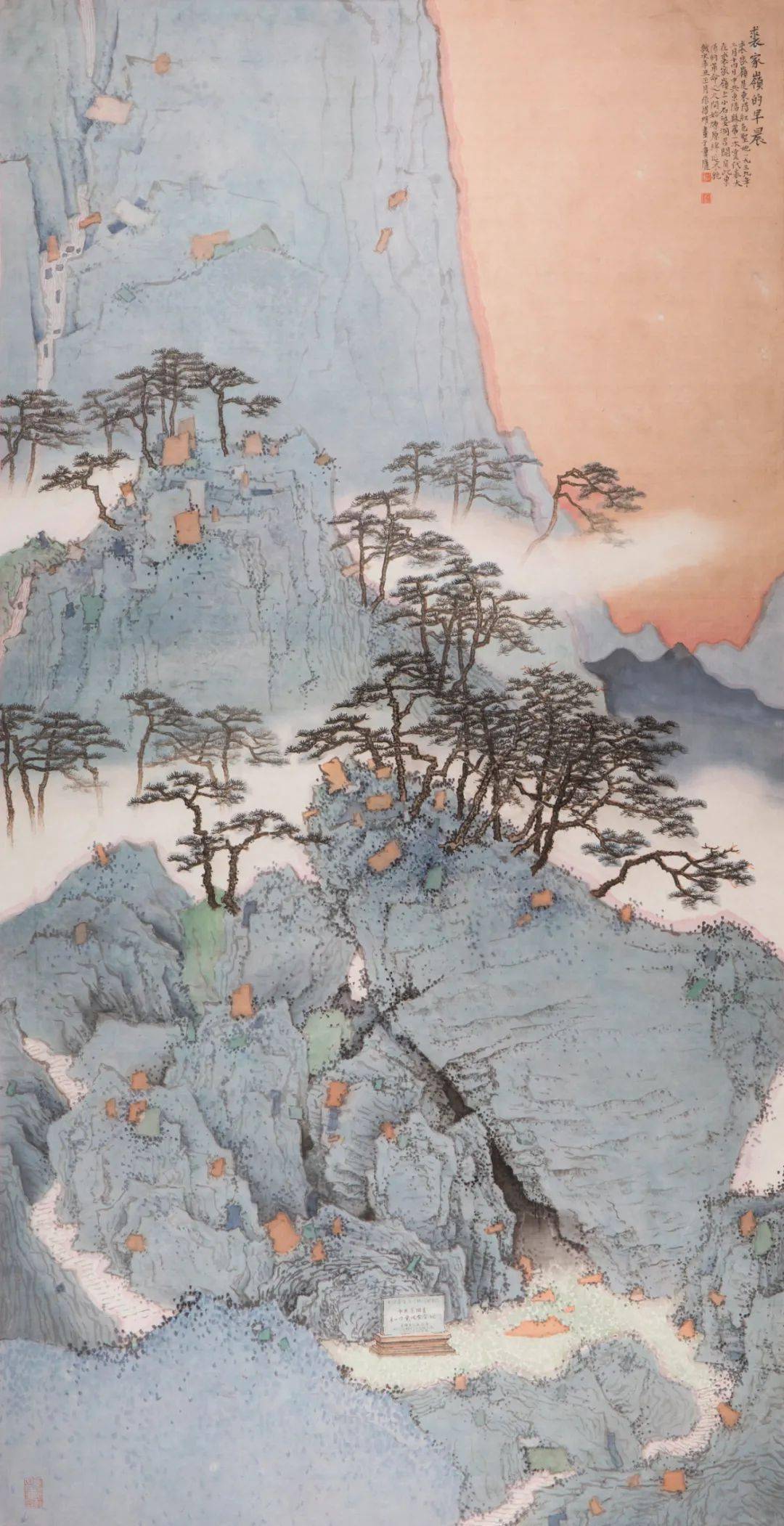 旷达高远,清秋爽利|张扬明山水画_绘画_作品集_古人