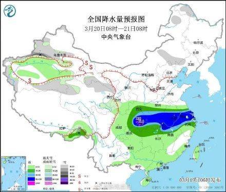 上海明天有大到暴雨 气温一降再降