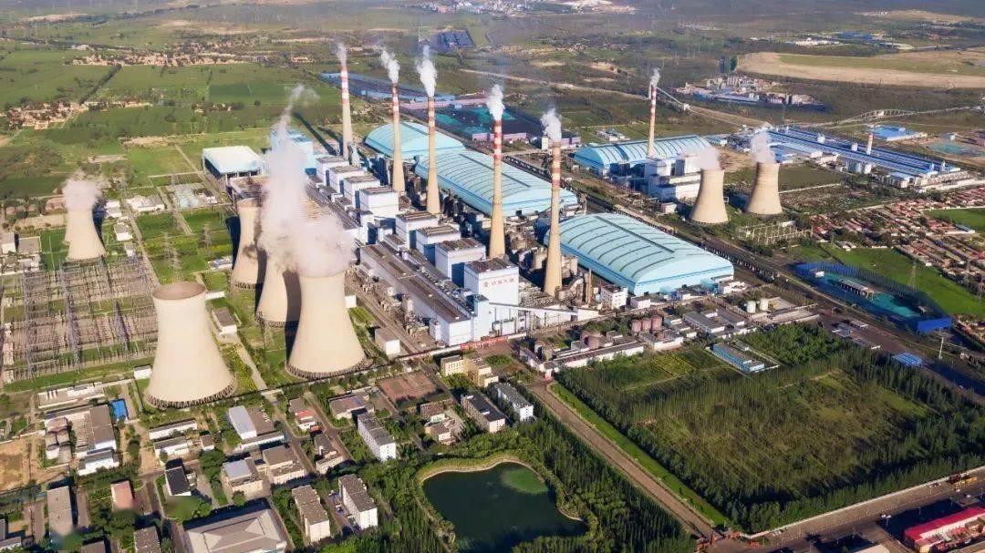 大唐国际托克托发电有限责任公司世界在役最大火力发电厂厂房外景的
