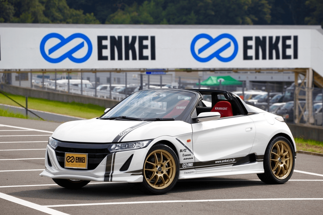 ENKEI PF-01 15インチ、16インチ　S660 S660にマットブラックホイール！エンケイPF01で軽量スポーティ
