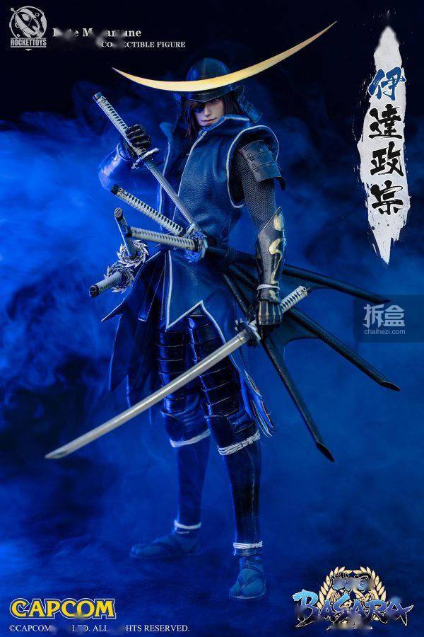 尺寸|ROCKET TOYS 战国BASARA 真田幸村 伊达政宗 1/6可动人偶