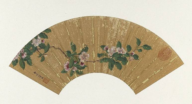 画法|故宫花信｜海棠：只恐夜深花睡去，故烧高烛照红妆