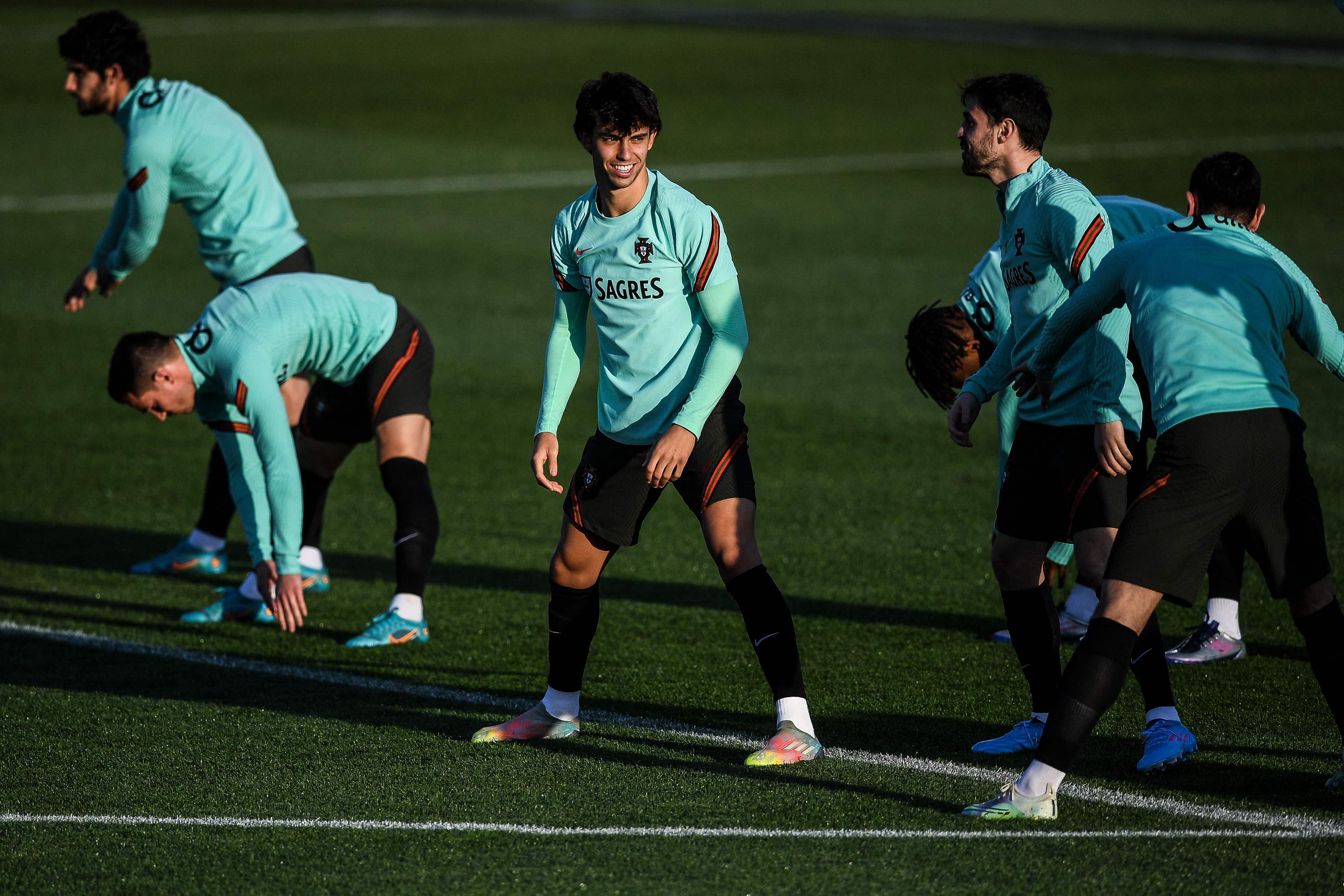 训练|足球——世界杯预选赛：葡萄牙赛前备战