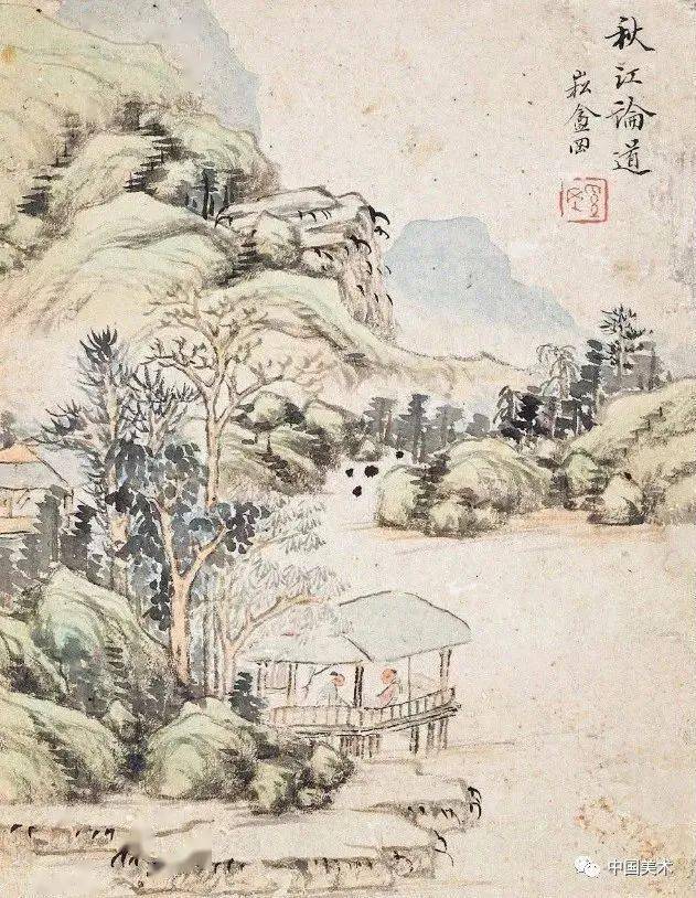 風炉先「山水画・山是山 水是水」堀内 宗完 自画 工芸品