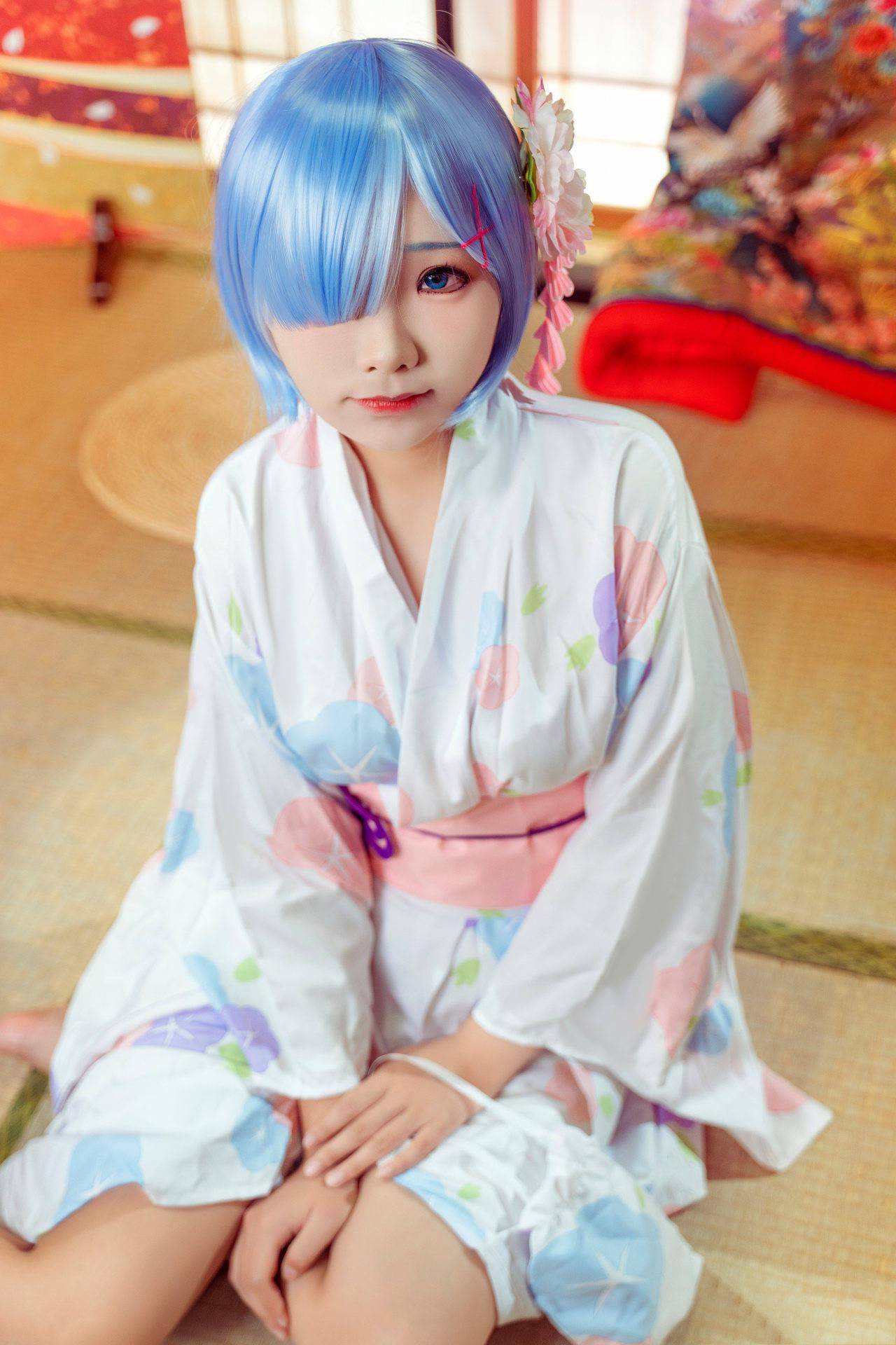 从零开始的异世界蕾姆浴衣cosplay