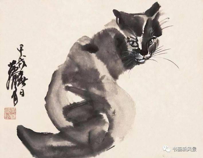 黄胄画猫比画狗还精彩