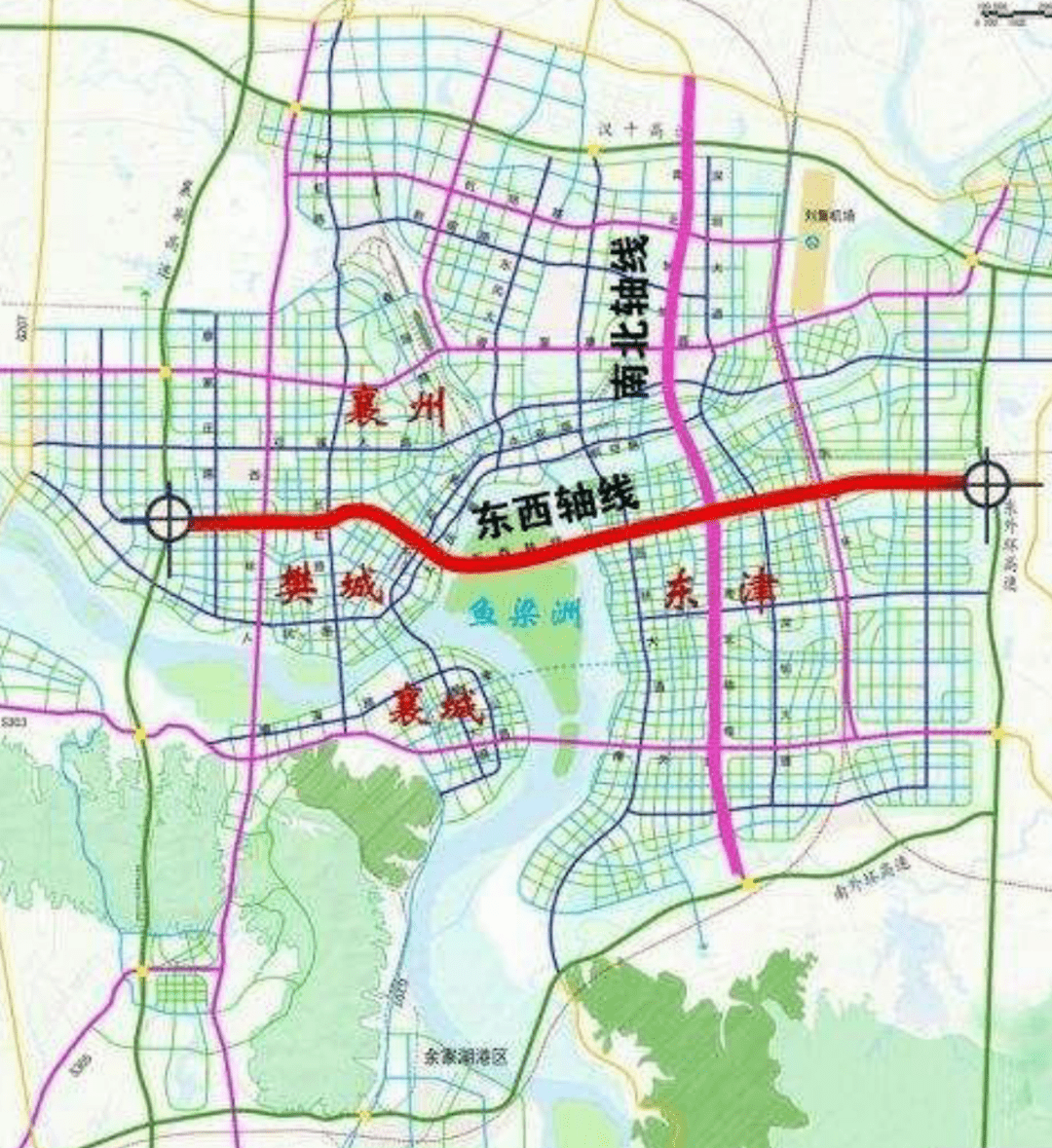 襄阳绕城高速公路南段图片