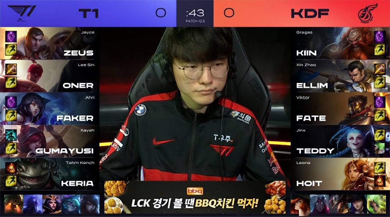 酒桶|LOL-LCK：Faker薇古丝生人勿近惊险反杀，T1 3-0横扫KDF晋级春决