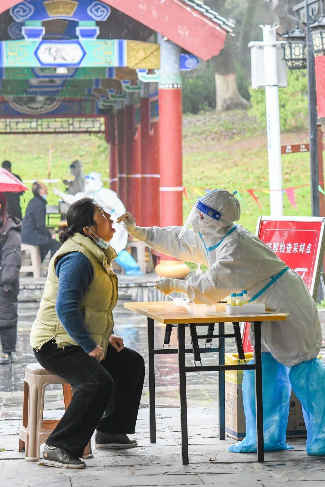 多图直击金溪全民核酸检测现场