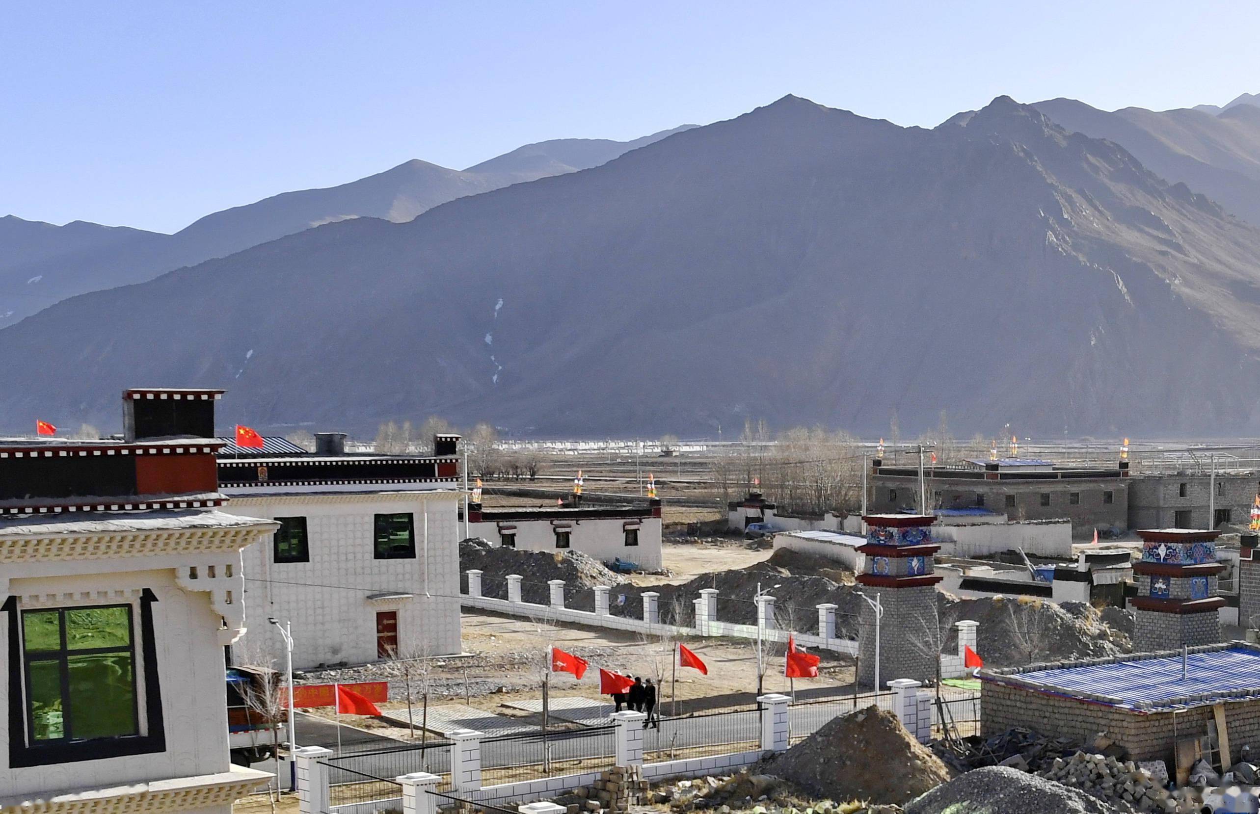 西藏日喀则:喜迁新居_移民新村_河水库_南木林县