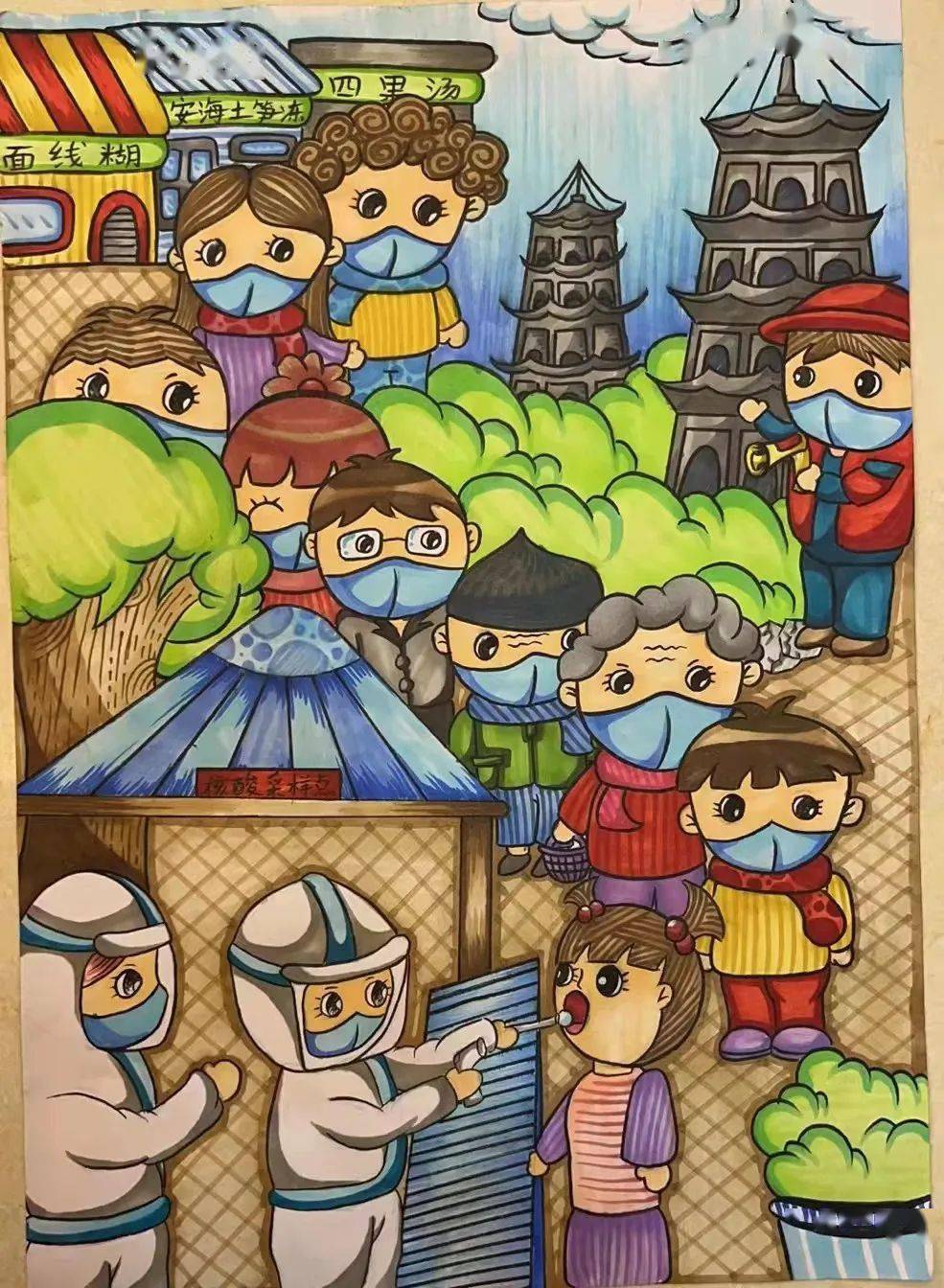 童心抗疫看磁灶的小宝贝如何致敬抗疫英雄