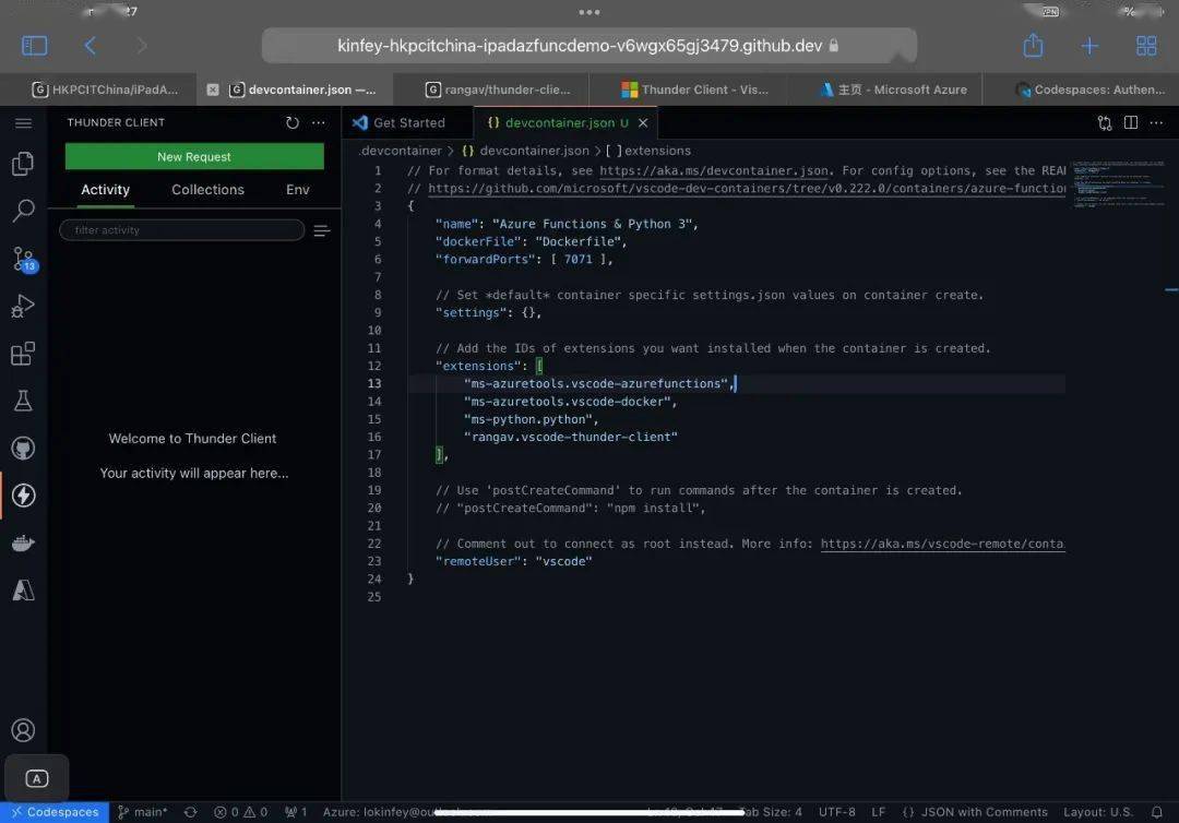 Demo丨GitHub Codespaces，云上开发完整项目