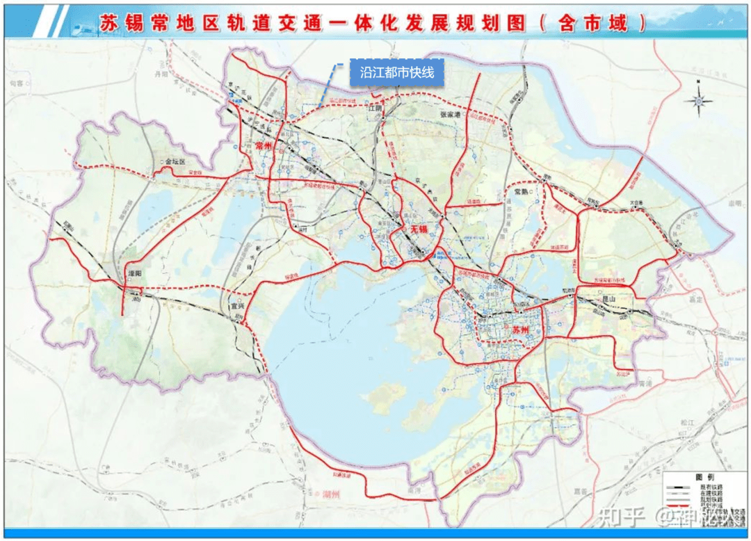 根据规划,横跨苏锡常3市的都市快线共有两条,分别为苏锡常都市快线和