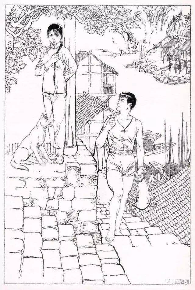 连环画传奇精品回放220中国线描研究与实践的一代大师顾炳鑫